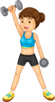 17-175609_kids-fitness-ideas-weight-lifting-cartoon-girl
